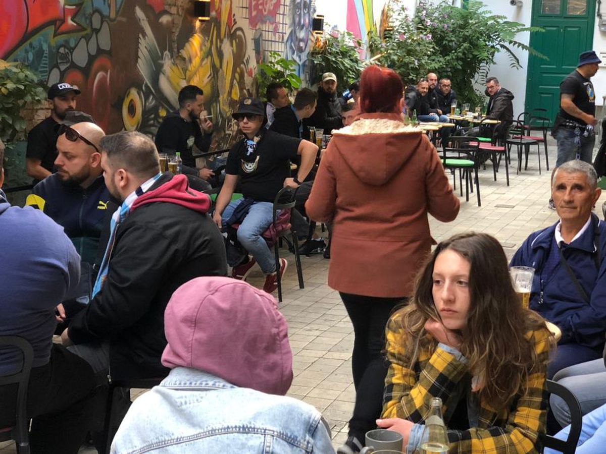 Primii suporteri italieni ajunși la Cluj