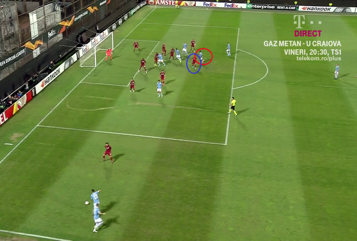 CFR CLUJ - LAZIO 2-1 // FOTO Bastos a deschis scorul după o gafă în apărarea ardelenilor » Bordeianu n-a schițat niciun gest la golul italienilor