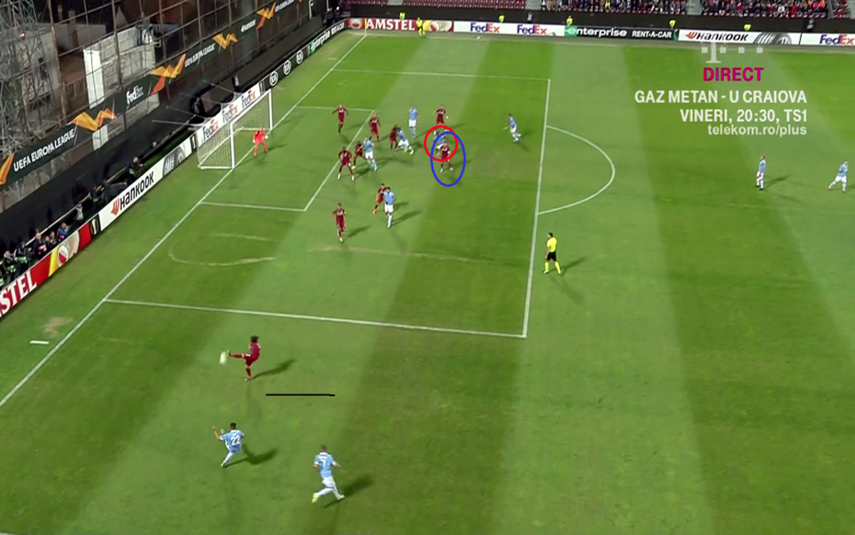 CFR CLUJ - LAZIO 2-1 // FOTO Bastos a deschis scorul după o gafă în apărarea ardelenilor » Bordeianu n-a schițat niciun gest la golul italienilor