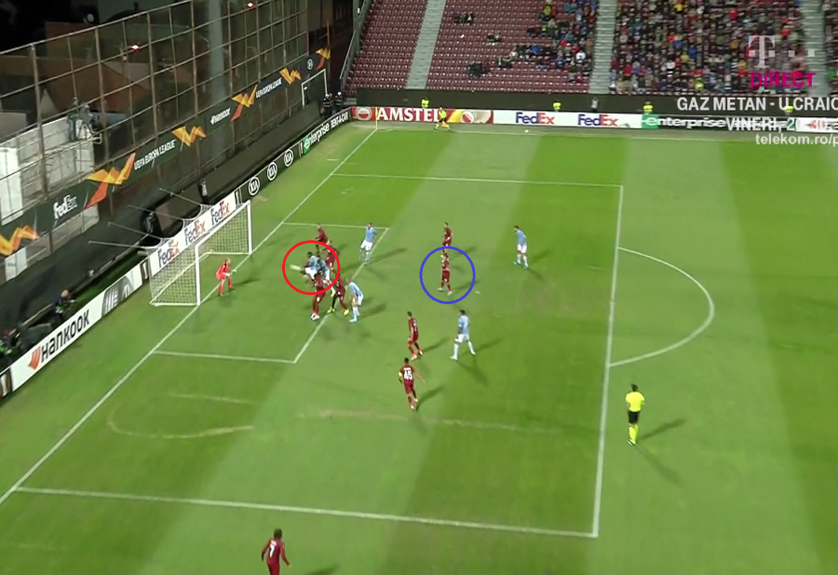 CFR CLUJ - LAZIO // FOTO Bastos a deschis scorul după o gafă în apărarea ardelenilor » Bordeianu n-a schițat niciun gest la golul italienilor