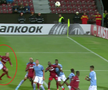 CFR CLUJ - LAZIO 2-1 // FOTO Noroc că nu e VAR! „Vulpoiul” Djokovic l-a păcălit pe arbitru și a obținut un penalty-ul din care Deac a egalat