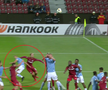 CFR CLUJ - LAZIO 2-1 // FOTO Noroc că nu e VAR! „Vulpoiul” Djokovic l-a păcălit pe arbitru și a obținut un penalty-ul din care Deac a egalat