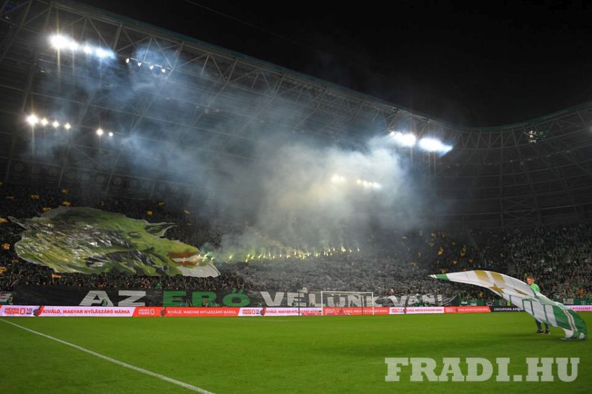 FERENCVAROS - UJPEST 1-0 // VIDEO + FOTO Atmosferă ULUITOARE la derby-ul Ungariei: ultrașii au „incendiat” stadionul!