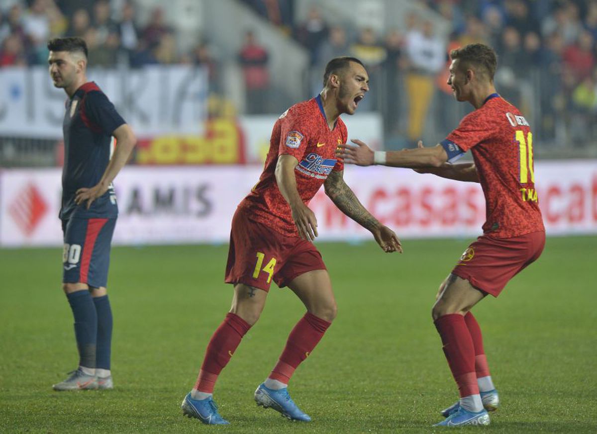 CHINDIA TÂRGOVIȘTE - FCSB 1-2 // FOTO+ VIDEO » Vintilă, acest exercițiu-experiment, e scos de Gnohere! „Bizonul” aduce victoria pentru FCSB în fața unei Chindii în care doar Moldovan are încredere