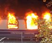 FOTO Tren cu fani, în flăcări la Berlin! Suporterii lui Freiburg, probleme când se întorceau de la meci