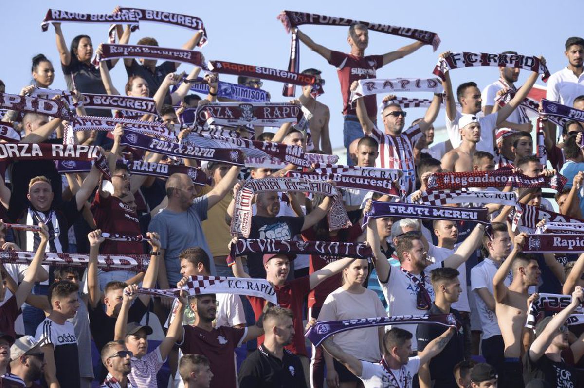 LIGA 2 // FOTO ACUM se joacă Rapid - ASU Poli, derby-ul etapei: start în  „Regie”, într-o atmosferă superbă