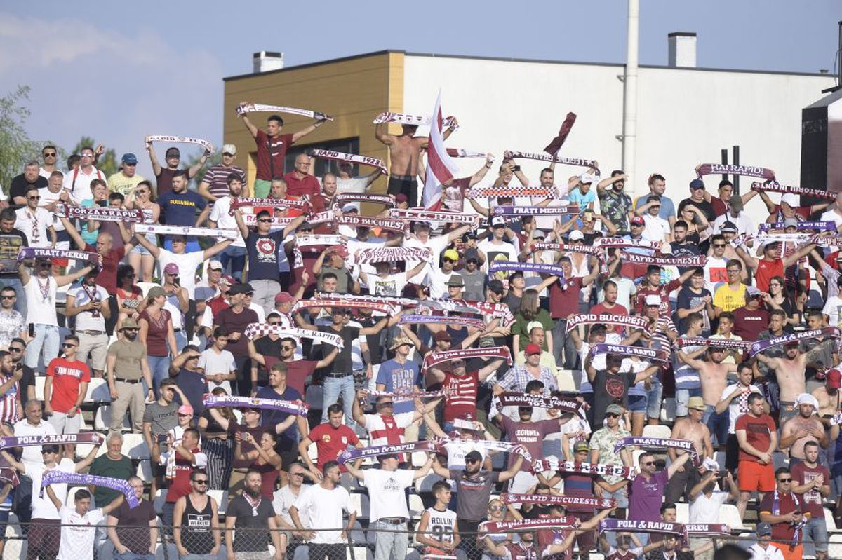 LIGA 2 // FOTO ACUM se joacă Rapid - ASU Poli, derby-ul etapei: start în  „Regie”, într-o atmosferă superbă