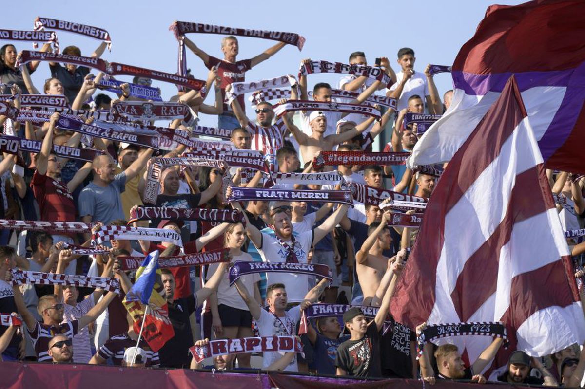 LIGA 2 // FOTO ACUM se joacă Rapid - ASU Poli, derby-ul etapei: start în  „Regie”, într-o atmosferă superbă