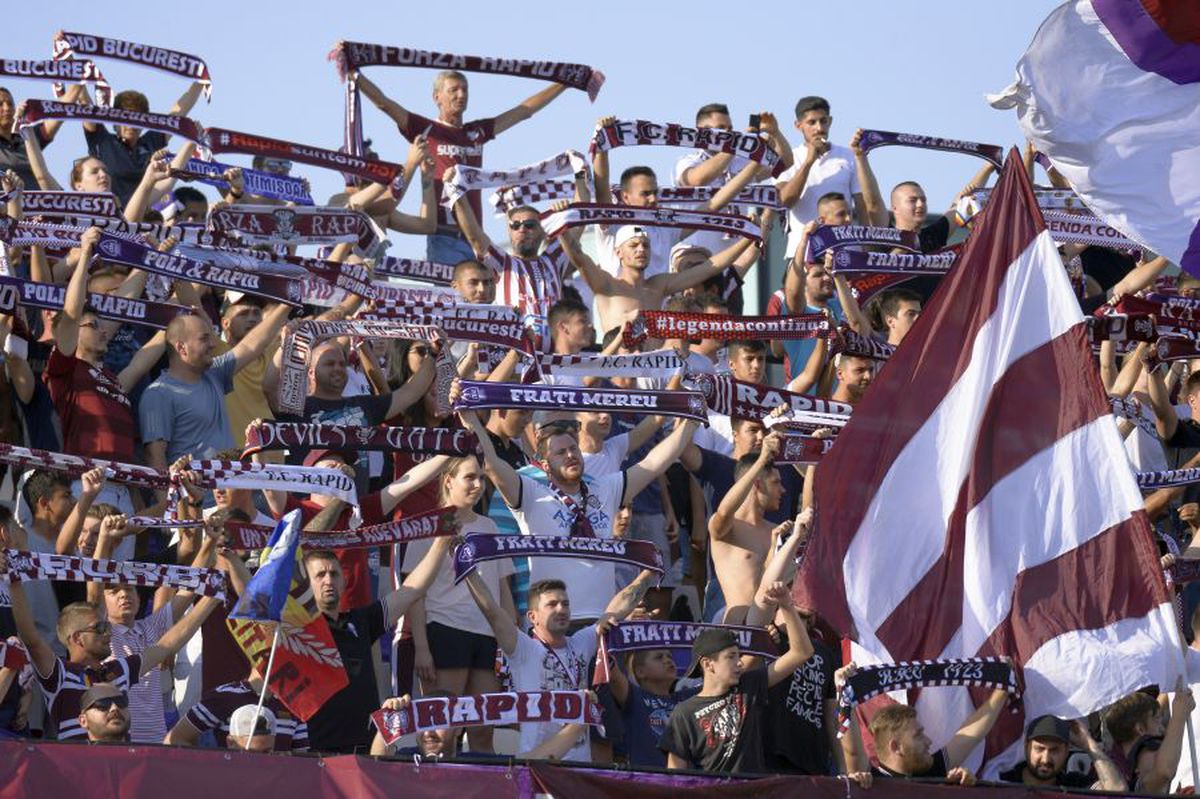 LIGA 2 // FOTO ACUM se joacă Rapid - ASU Poli, derby-ul etapei: start în  „Regie”, într-o atmosferă superbă