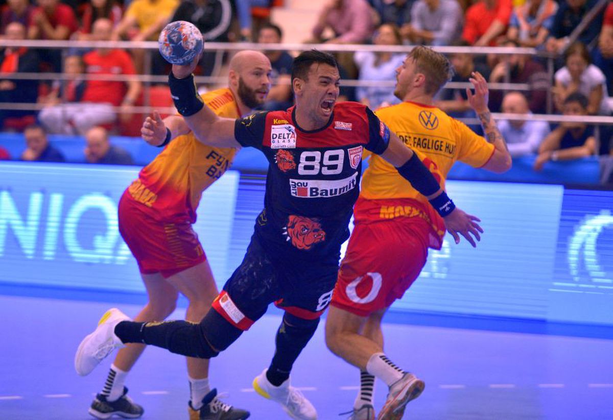 Dinamo - GOG Gudme 35-28 » VIDEO+FOTO Roș-albii înving în derby-ul cu GOG Gudme și sunt lideri în grupa din Liga Campionilor