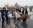 VIDEO+FOTO 12 ani fără Nicolae Dobrin » FC Argeș l-a comemorat pe „Gâscan” la cimitirul Sfântu Gheorghe
