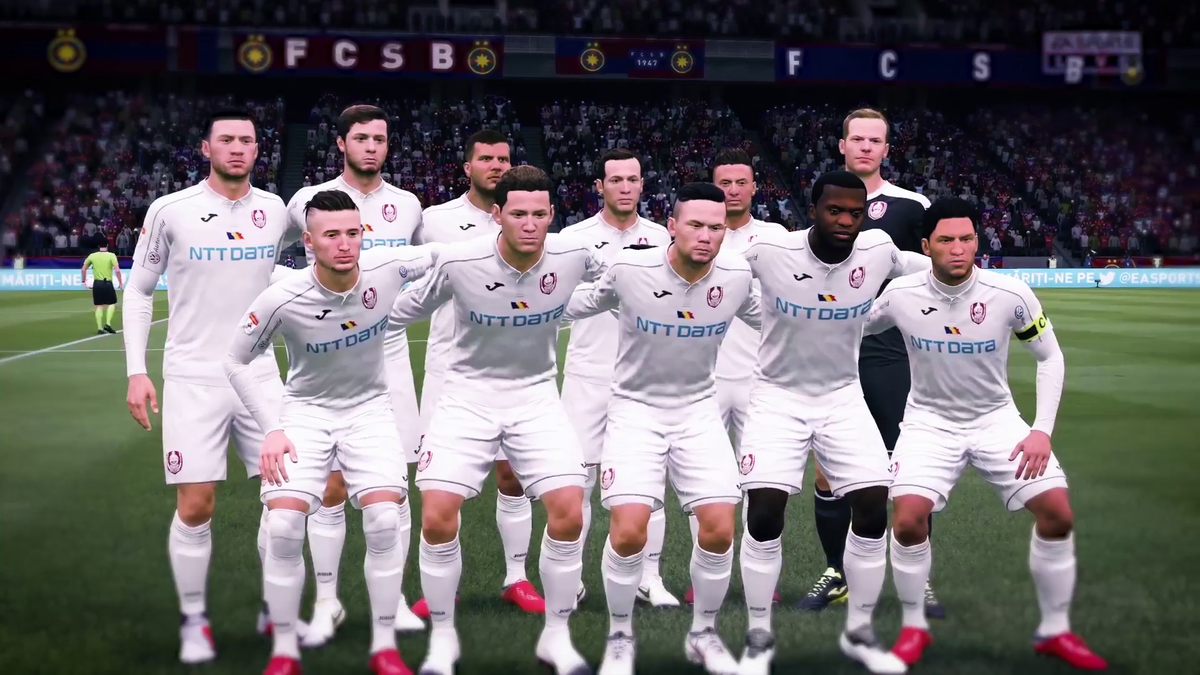 FIFA 2020 // Lovitură de imagine pentru Liga 1! Florinel Coman și Dan Nistor, lângă Messi și Ronaldo » Imagini de la lansare