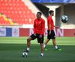 SLAVIA PRAGA - CFR CLUJ // Nicolae Stanciu și colegii săi au făcut antrenamentul oficial înaintea duelului cu CFR Cluj: „Suporterii ne împing de la spate”