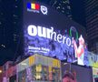 US OPEN // FOTO Simona Halep a mers în Times Square după calificarea în turul II » Cum s-a fotografiat românca