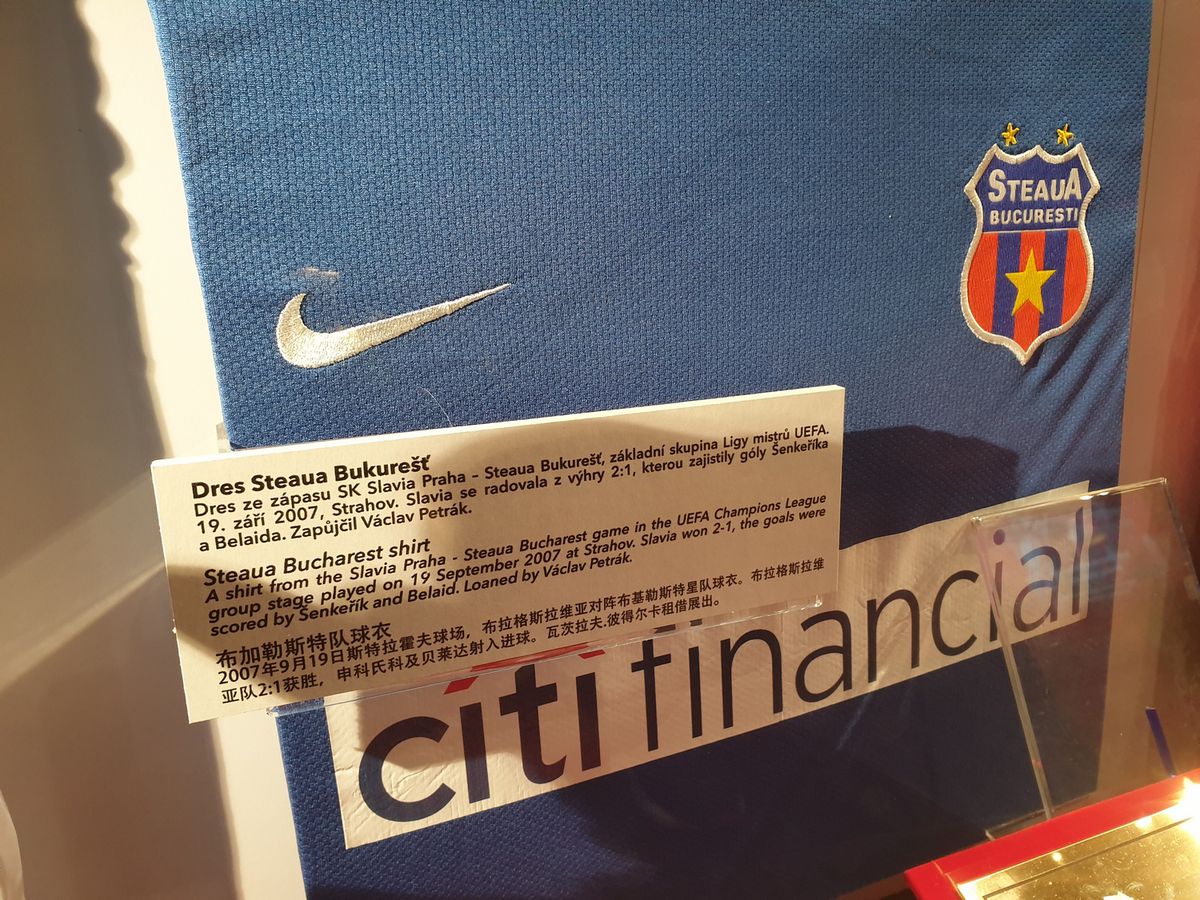 SLAVIA PRAGA - CFR CLUJ // FOTO&VIDEO Cehii au păstrat tricoul Stelei de la singurul meci al lui Gheorghe Hagi ca antrenor în grupele Champions League