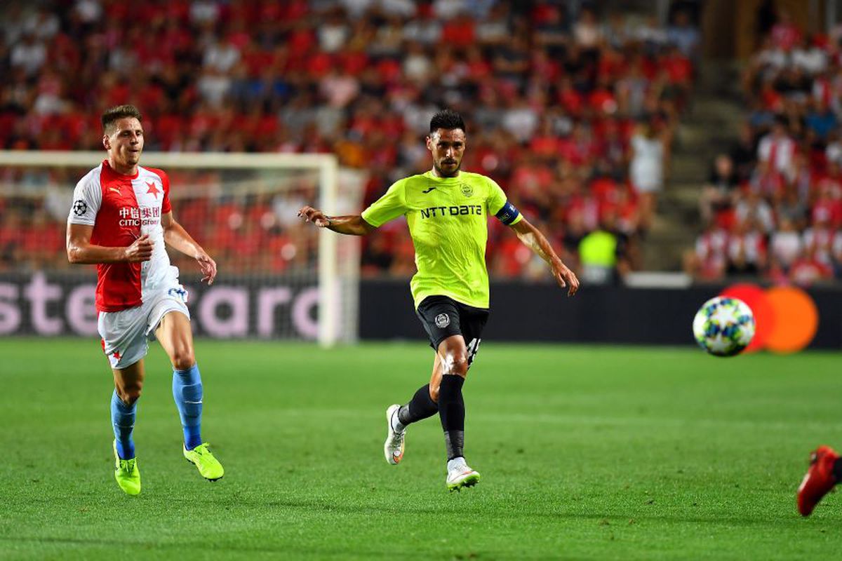 SLAVIA PRAGA - CFR CLUJ 1-0 (2-0 la general) // FOTO+VIDEO // Iluzii de Ligă doar o repriză: CFR a cedat și returul în fața Slaviei Praga și merge în grupele Europa League