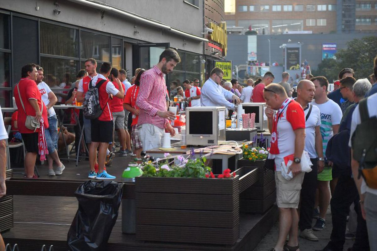 SLAVIA PRAGA - CFR CLUJ 1-0 (2-0 la general) // FOTO+VIDEO // Iluzii de Ligă doar o repriză: CFR a cedat și returul în fața Slaviei Praga și merge în grupele Europa League