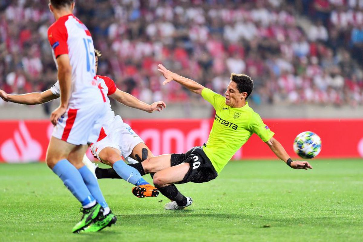SLAVIA PRAGA - CFR CLUJ 1-0 (2-0 la general) // FOTO+VIDEO // Iluzii de Ligă doar o repriză: CFR a cedat și returul în fața Slaviei Praga și merge în grupele Europa League