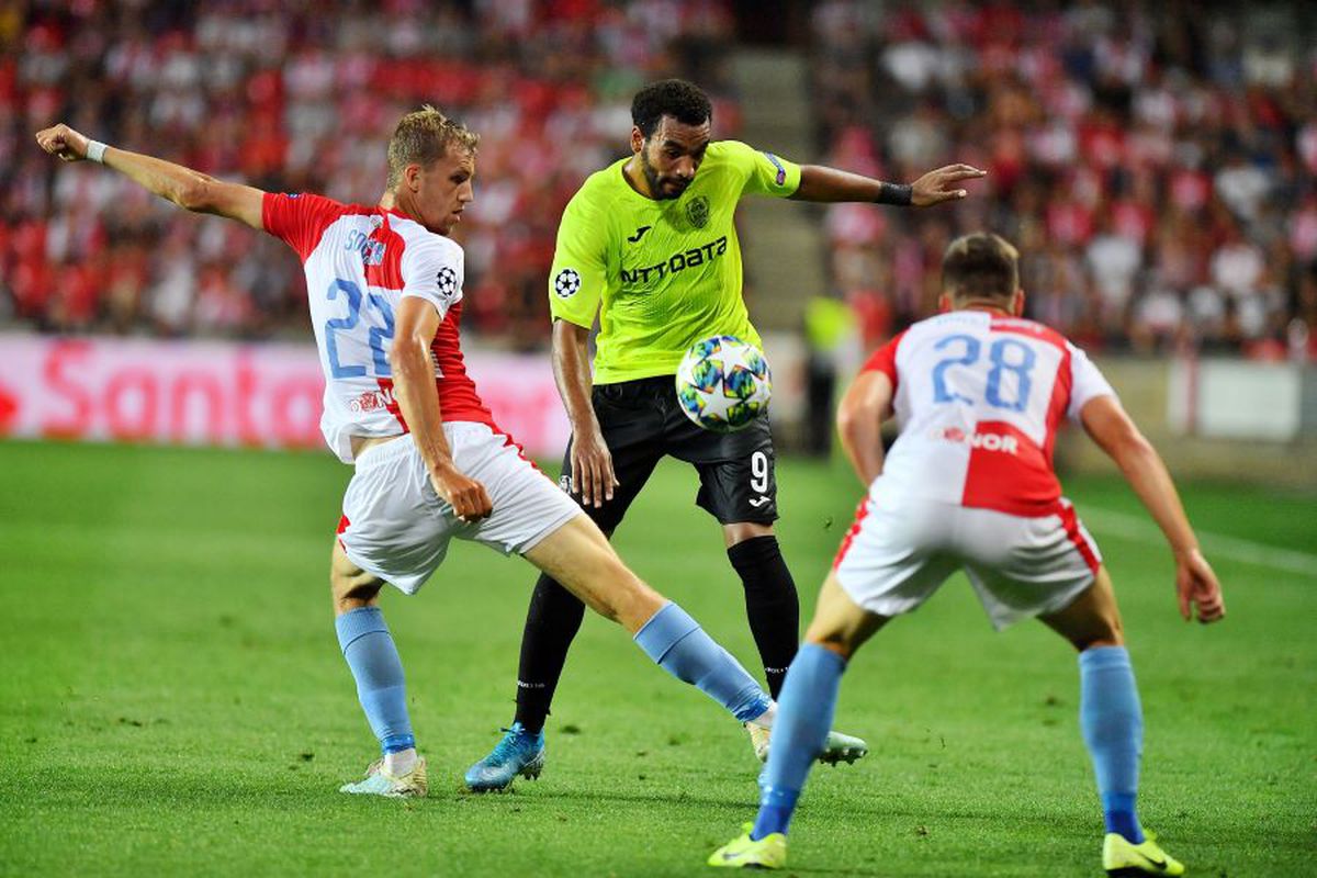 SLAVIA PRAGA - CFR CLUJ 1-0 (2-0 la general) // FOTO+VIDEO // Iluzii de Ligă doar o repriză: CFR a cedat și returul în fața Slaviei Praga și merge în grupele Europa League