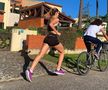 FOTO Ercilia și marea » O atletă portugheză îmbină utilul cu plăcutul