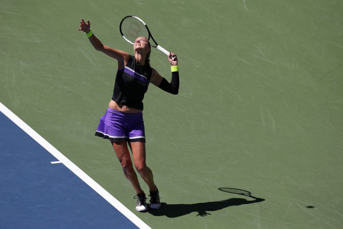 SIMONA HALEP LA US OPEN // VIDEO + FOTO  Surpriză de proporții! Simona a scăpat de Petra Kvitova, cea mai bună jucătoare de pe „sfertul” ei de tablou