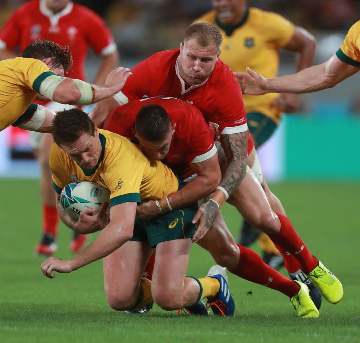 RUGBY // FOTO Bravură galeză » Australia, învinsă de către Țara Galilor la Cupa Mondială din Japonia