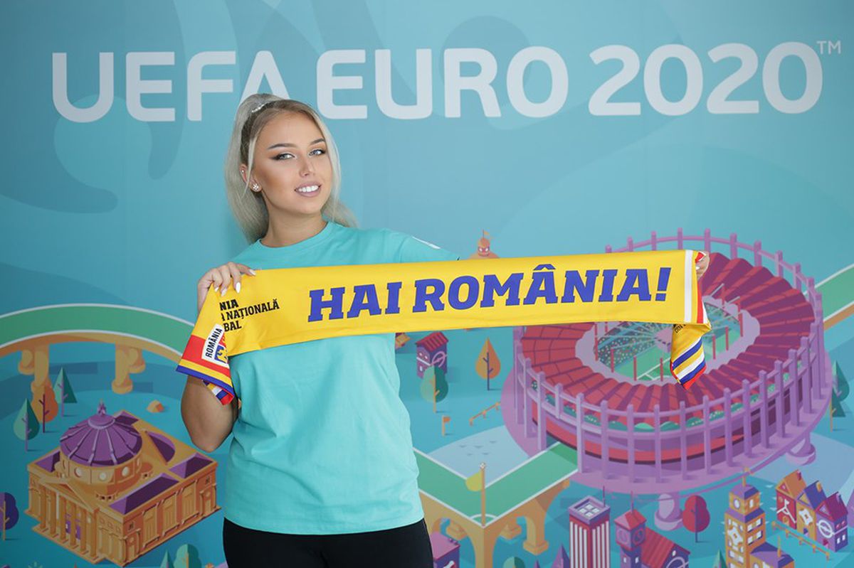 VIDEO+FOTO Cea mai sexy voluntară de la FRF! Va fi prezentă la meciul cu Spania și la EURO 2020