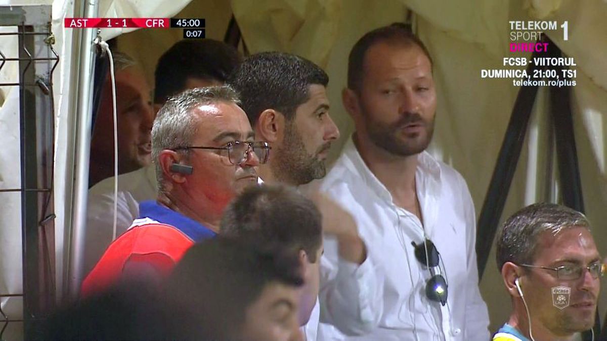 ASTRA - CFR CLUJ // FOTO Dan Petrescu, derapaj grosolan » L-a înjurat pe Sebastian Colțescu și a fost eliminat: „Du-te în p**a mea! Ce face jegul ăla?!”