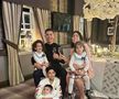 Cristiano Ronaldo, alături de iubita sa, Georgina Rodriguez și copiii săi.
