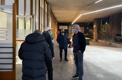 Jose Mourinho la centru social din Roma