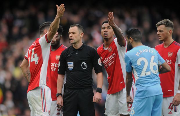 Controverse după Arsenal - Manchester City: „Când i-a arătat primul galben?! Inconsecvent! Să ne prezinte motivul”