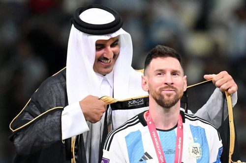 Messi, înainte de a primi Cupa Mondială/ foto Imago Images