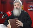 Părintele Vasile Ioana, la podcastul „Profu' de Sport” / foto: Cristi Preda