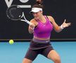 Bianca Andreescu, în timpul meciului cu Muguruza de la Adelaide / Sursă foto: Guliver/Getty Images