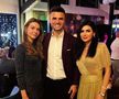 Florin Bratu, fiica sa (stânga) și soția