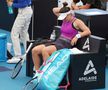 Bianca Andreescu, în timpul meciului cu Muguruza de la Adelaide / Sursă foto: Guliver/Getty Images