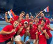 Novak Djokovic alături de echipa Serbiei
Foto: Instagram