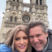 Florin Răducioiu și Andreea Albăstroiu. Foto: Instagram