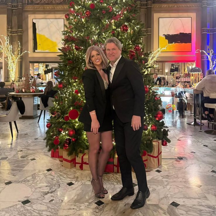 Florin Răducioiu și Andreea Albăstroiu. Foto: Instagram