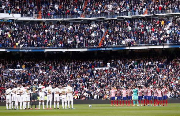 REAL MADRID - ATLETICO MADRID // Kobe Bryant și Luis Aragones, omagiați pe Santiago Bernabeu