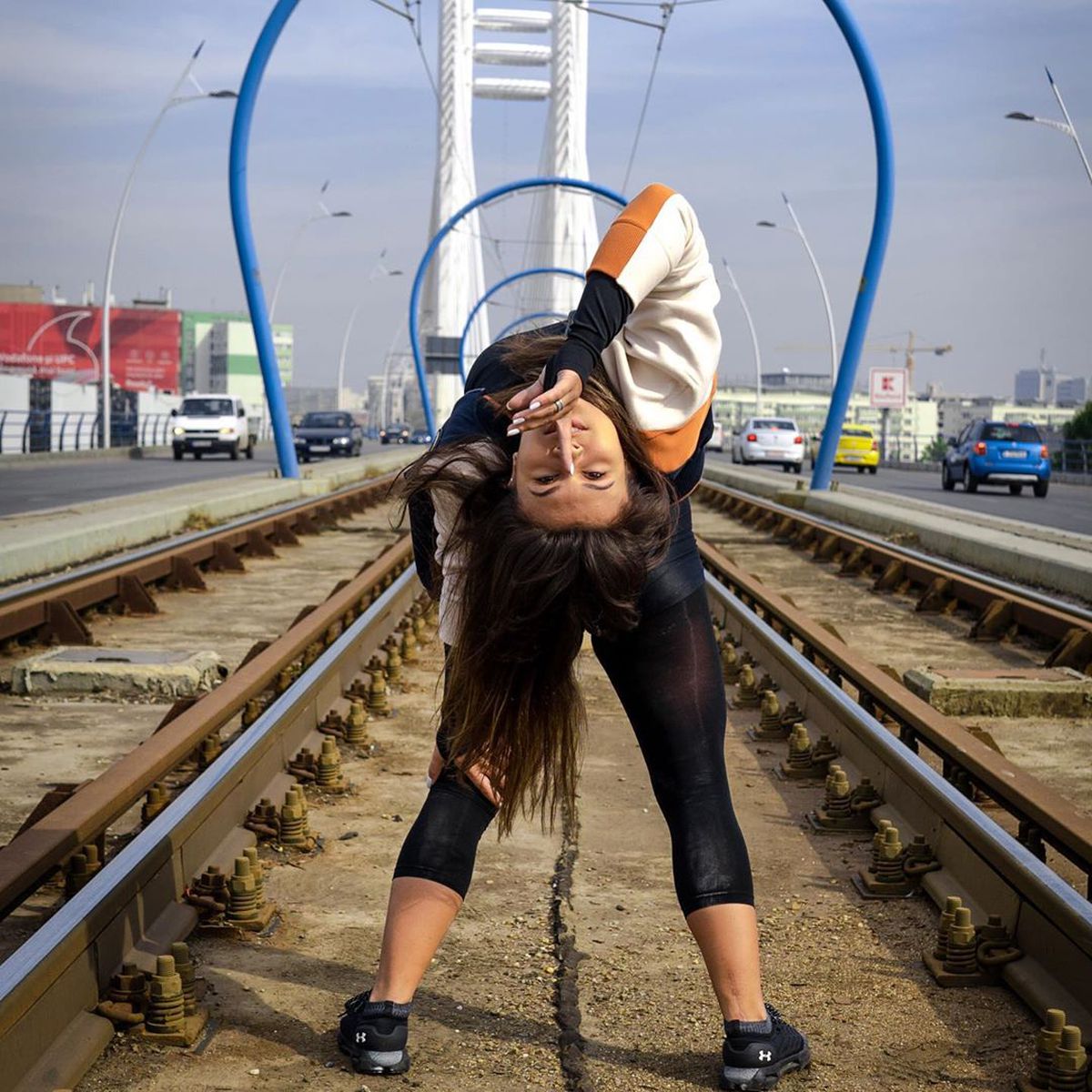 FOTO Diana Bulimar face șpagatul pe plajă cu Giani Kiriță » Imagini inedite cu gimnasta