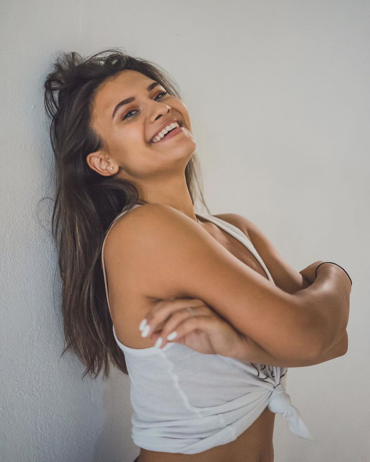 FOTO Diana Bulimar face șpagatul pe plajă cu Giani Kiriță » Imagini inedite cu gimnasta