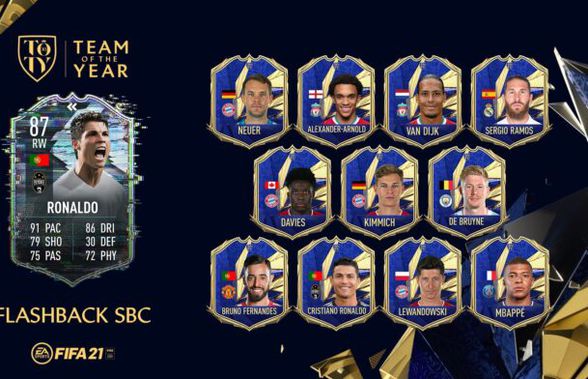 FIFA 21. Cristiano Ronaldo a mai primit un card special
