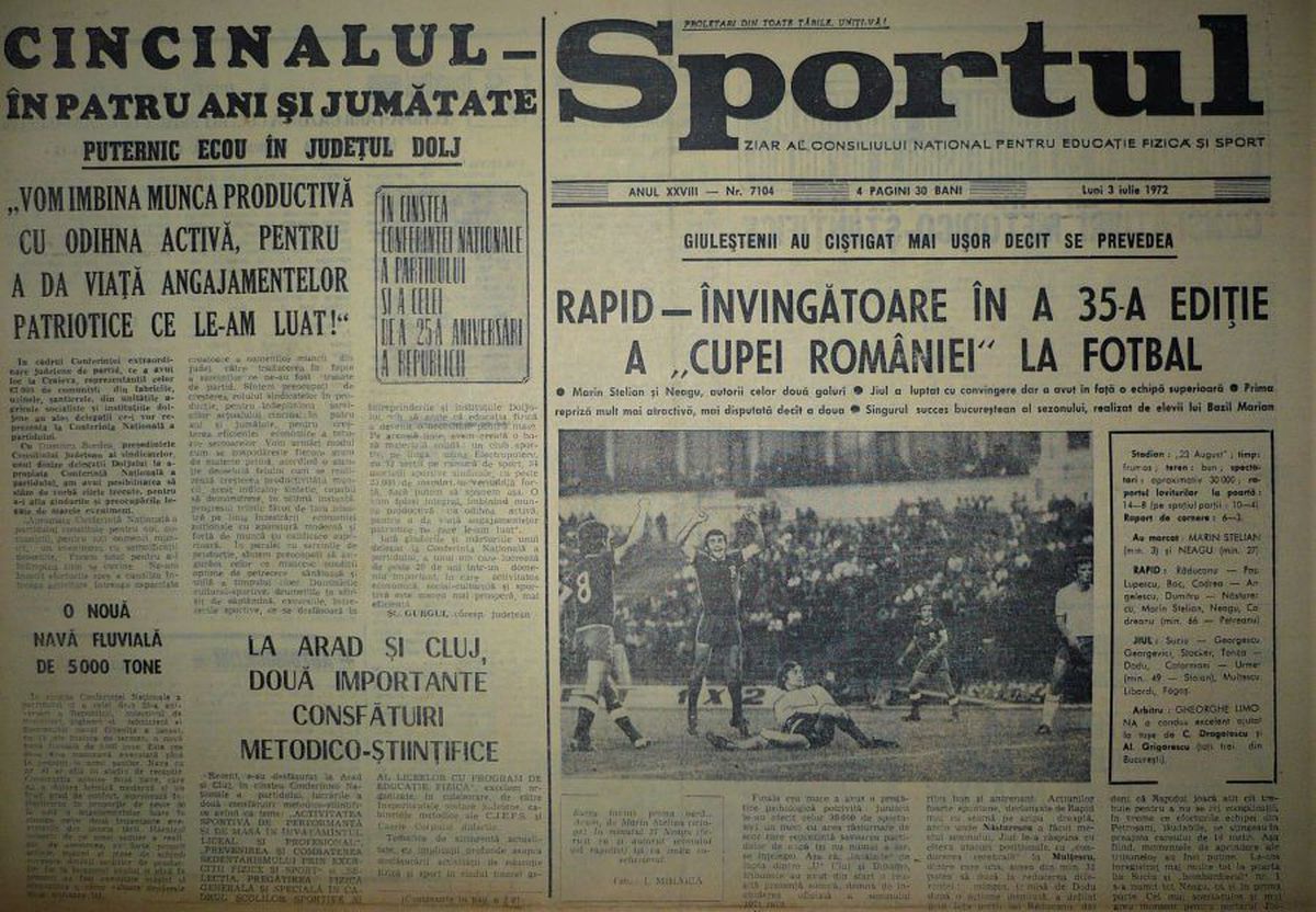 RETRO GSP » Azi, „Parpală” ar fi împlinit 80 de ani. Teofil Codreanu a locuit în Ghencea, a început fotbalul la Steaua, a devenit legendă în Giulești și a ratat un transfer la Juventus