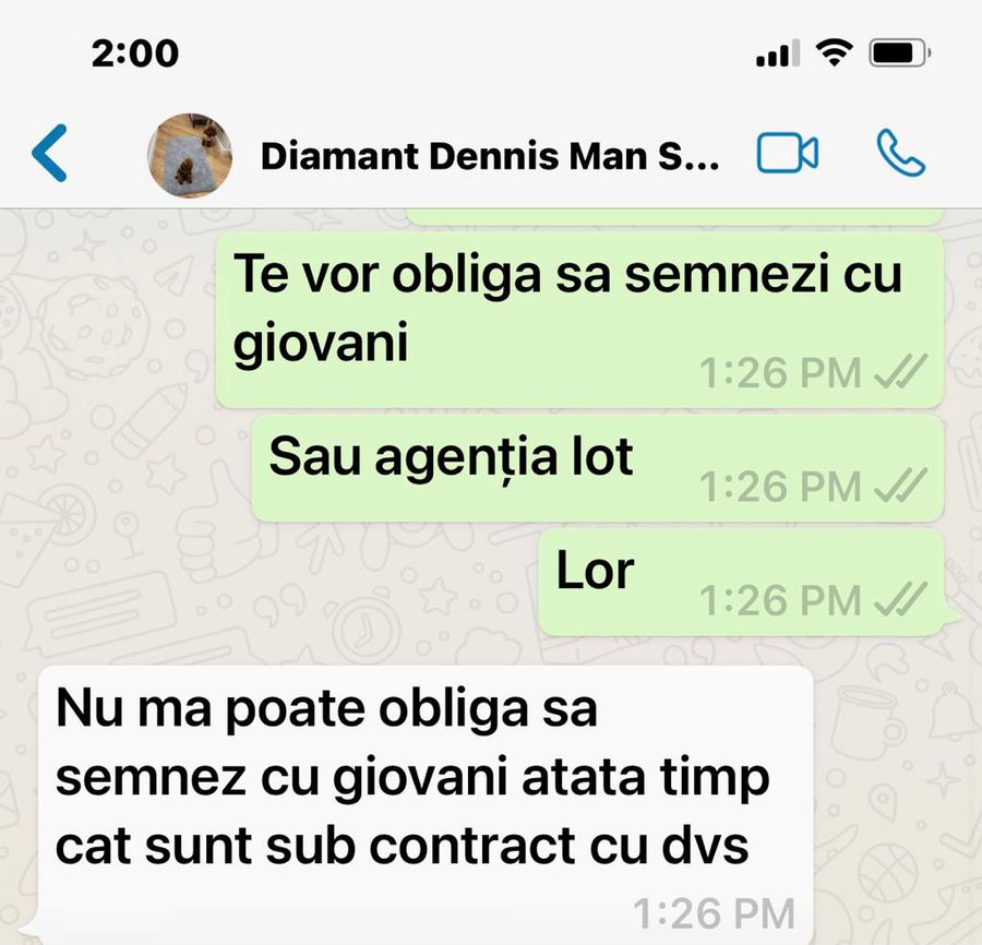 EXCLUSIV Anamaria Prodan a arătat mesajele primite de la Dennis Man și tatăl său: „Nu știu ce se încearcă, cădem de idioți”