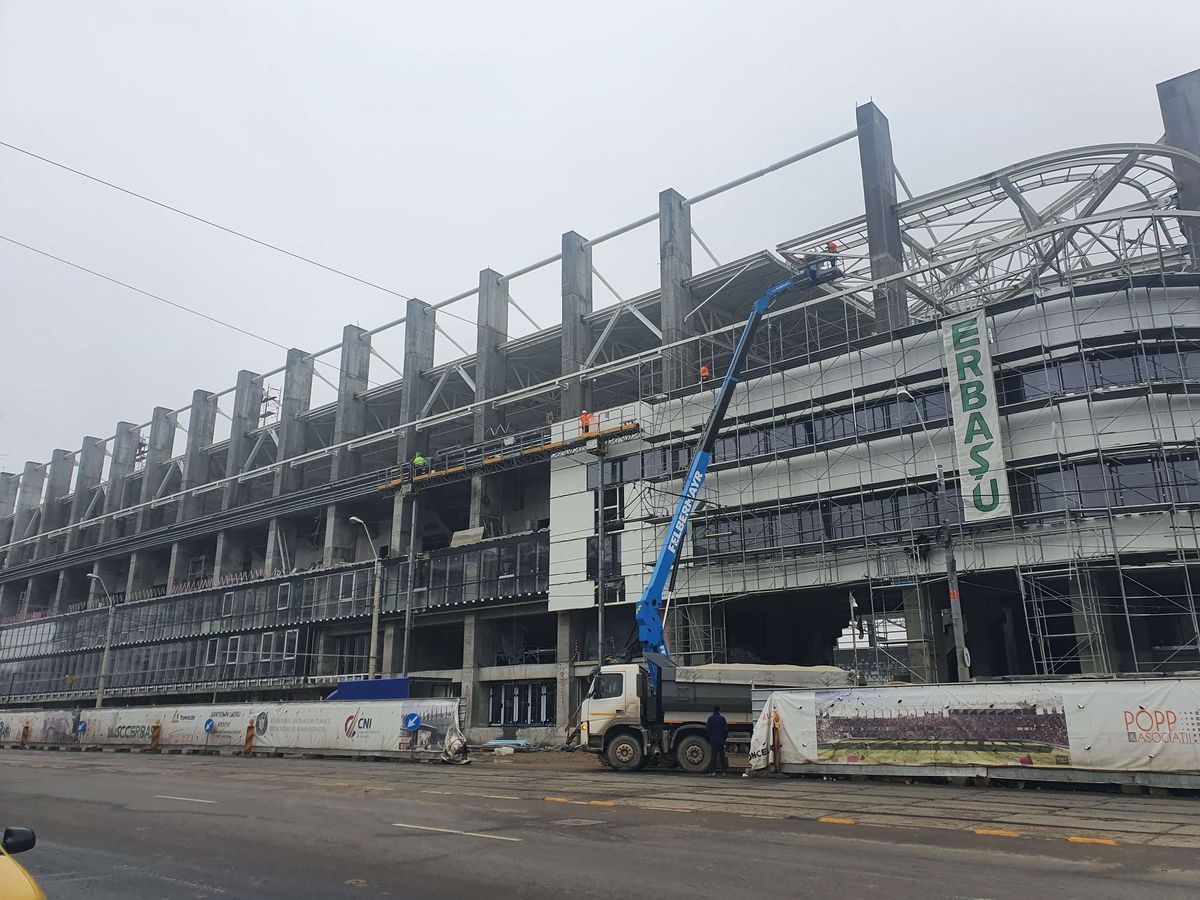 Lucrări arena Rapid 1 februarie 2021