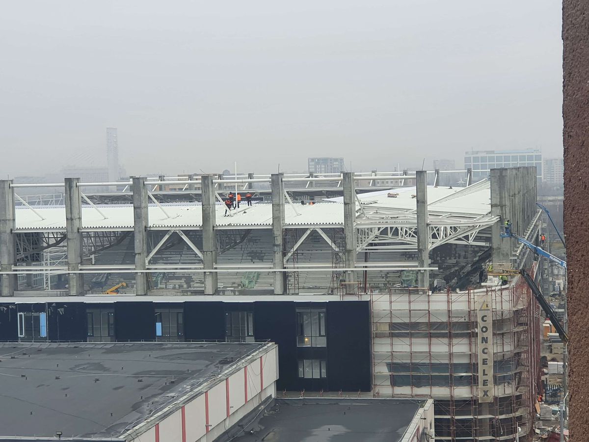 Lucrări arena Rapid 1 februarie 2021