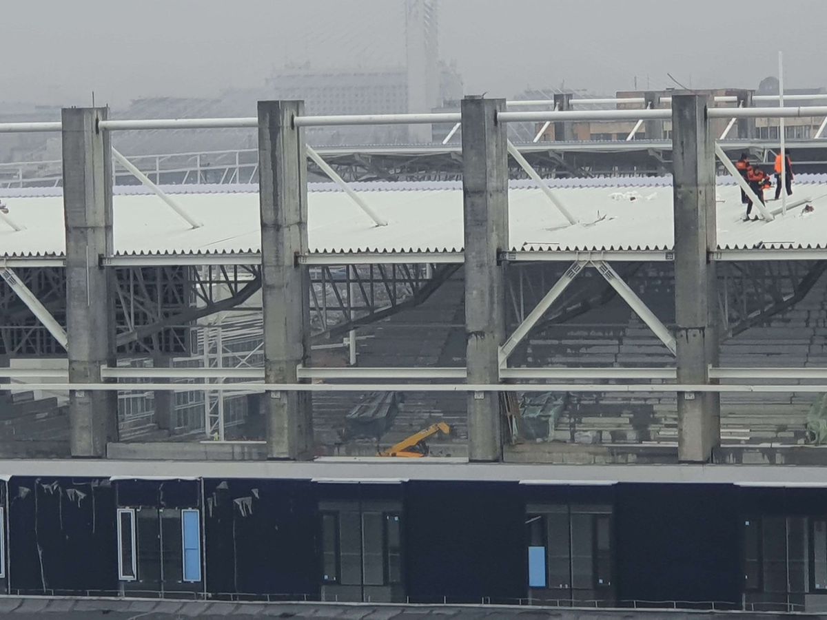 Lucrări arena Rapid 1 februarie 2021