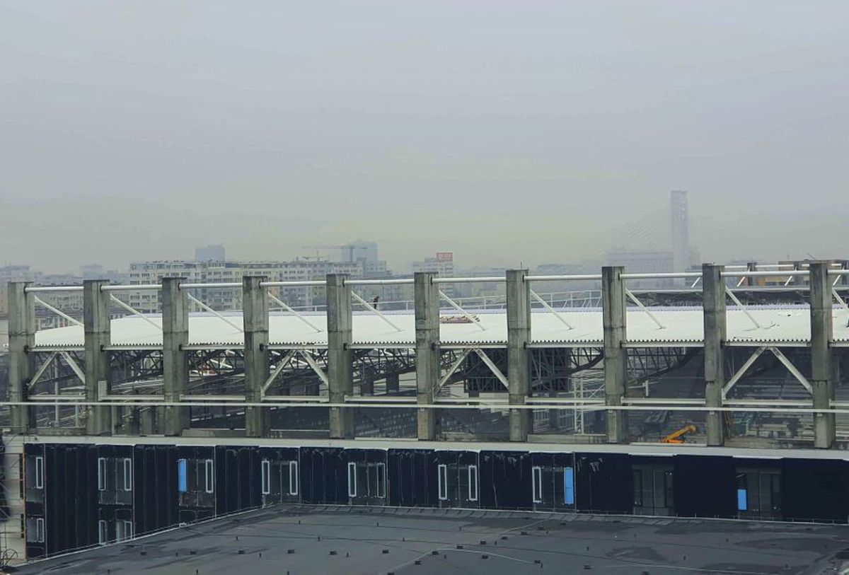 VIDEO + FOTO Arena din Giulești începe să strălucească! Imagini spectaculoase surprinse astăzi