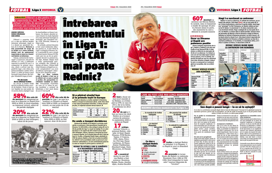 De ce îl mai ține Hagi pe Rednic în brațe? Are cifre mai proaste ca Ruben de la Barrera